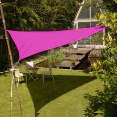 Lona triangular impermevel - fcsia